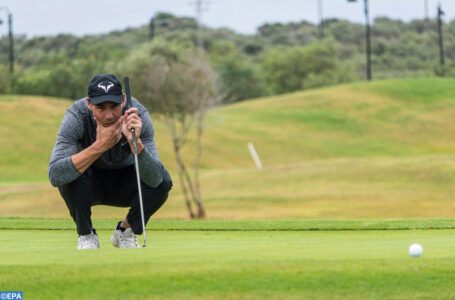 Golf: spécialiste de terre battue, Rafael Nadal s&rsquo;illustre sur les greens