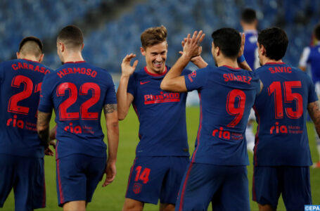 Championnat d&rsquo;Espagne: l&rsquo;Atlético seul en tête, le Barça continue sa remontée