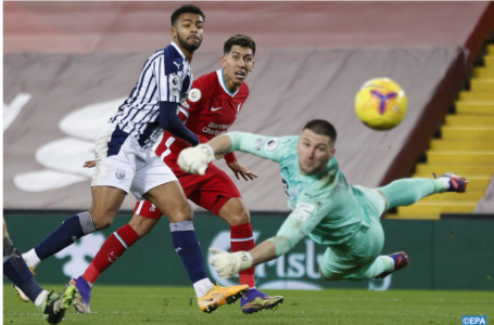 Championnat d&rsquo;Angleterre (15è journée): Liverpool accroché par West Bromwich (1-1)