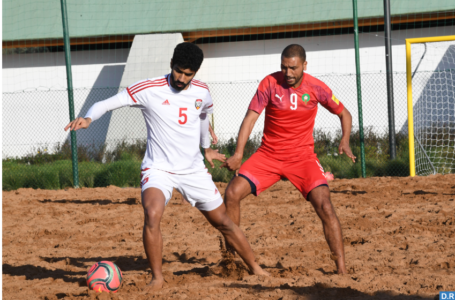 Beach soccer : La sélection nationale s&rsquo;incline en amical face à son homologue des Émirats arabes unis (2-3)