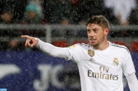 بطولة إسبانيا لكرة القدم.. ريال مدريد يفقد خدمات لاعبه فيدي فالفيردي بسبب إصابة عضلية