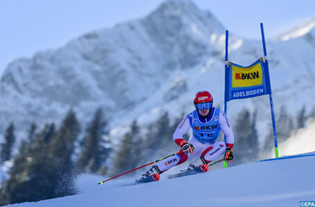 Ski alpin: le Suisse Loïc Meillard remporte la 1è manche du 2è géant d&rsquo;Adelboden