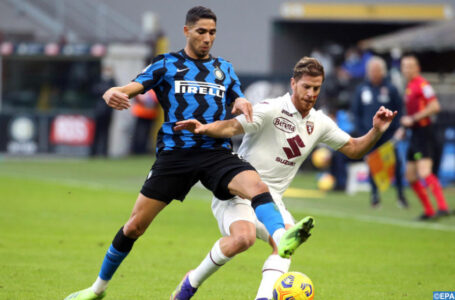 Serie A (15è journée): L’Inter Milan domine Crotone (6-2), le Marocain Achraf Hakimi buteur