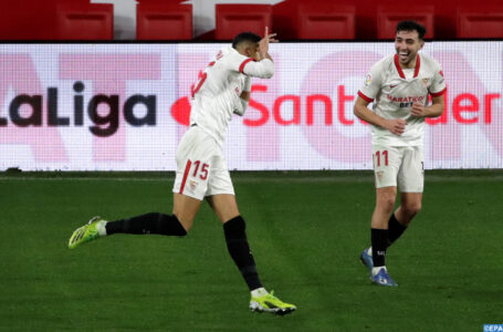 Championnat d&rsquo;Espagne : Séville vainqueur contre Huesca, El Haddadi buteur