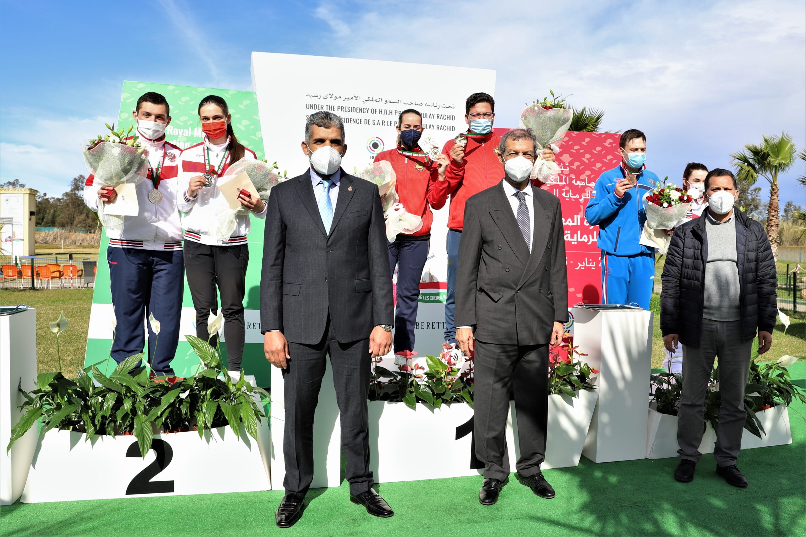 جائزة المغرب الدولية الكبرى للرماية الرياضية : الثنائي الاسباني ألبرتو فرننداز وفاطمة غالفز يحرزان لقب “التراب” المختلط