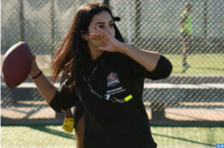 Salma Azzaoui, une sportive marocaine au défi de la rudesse du football américain