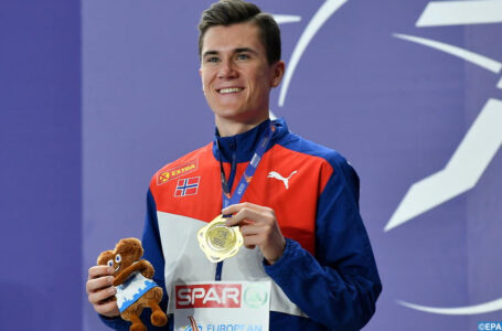 Euro d&rsquo;athlétisme en salle/3.000 m: le Norvégien Jakob Ingebrigtsen conserve son titre