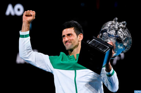 Classement ATP: Djokovic toujours N.1 mondial