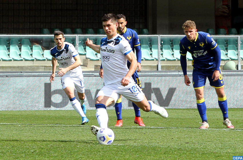 Championnat d&rsquo;Italie: l&rsquo;Atalanta bat Vérone (2-0) et conserve sa place dans le Top 4