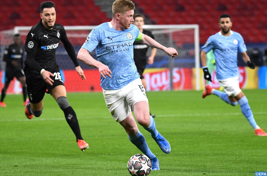 Ligues des champions: Manchester City s&rsquo;impose face à Mönchengladbach 2-0 et se qualifie pour les quarts