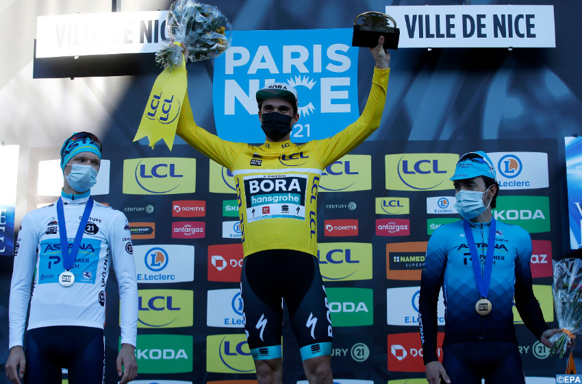 Cyclisme: L&rsquo;Allemand Maximilian Schachmann remporte Paris-Nice