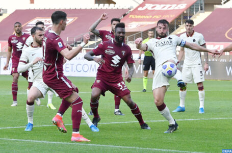 Championnat d&rsquo;Italie: la Roma s&rsquo;incline à Torino (1-3) et s&rsquo;éloigne de la 4è place