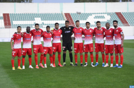 Botola Pro D1 « Inwi » (11e journée): le Wydad Casablanca s&rsquo;impose chez le Rapide Oued Zem (1-0) et creuse l’écart en tête