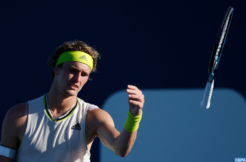 Miami: L&rsquo;Allemand Alexander Zverev éliminé dès le 2e tour