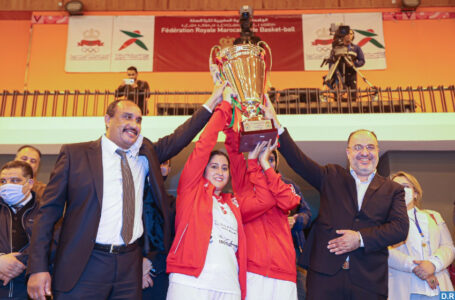 Coupe du Trône de basketball dames (2020-2021) : Le Kawkab Marrakech remporte le titre