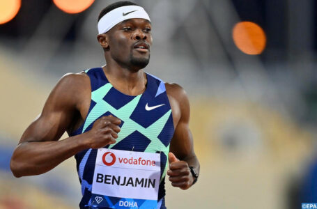 Athlétisme: Benjamin s&rsquo;impose au 400 m haies avec le deuxième meilleur temps de l&rsquo;histoire