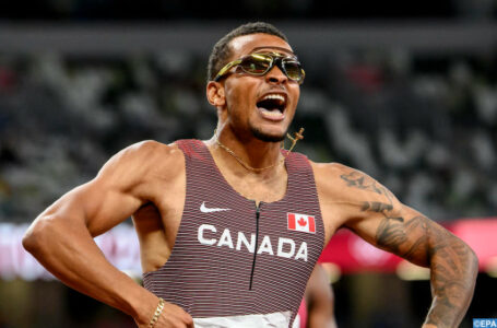 JO-2020/Athlétisme: le Canadien Andre de Grasse remporte le titre olympique du 200 m