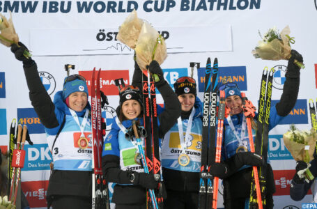 Biathlon – dames: La France remporte le relais d&rsquo;Ostersund