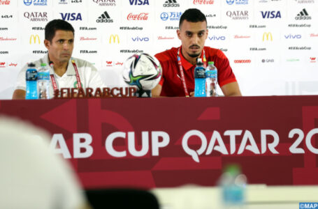 Coupe arabe des nations (1ère journée-Groupe C) : Maroc-Palestine (Déclarations)