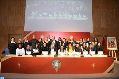 Salé: Cérémonie de remise des diplômes aux entraîneurs messieurs et dames