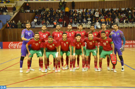 المنتخب المغربي يفوز على جزر القمر بخمسة أهداف للاشيء في بطولة كأس العرب لكرة القدم داخل القاعة بجدة