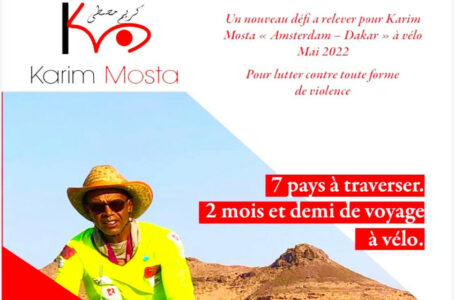 L&rsquo;athlète Karim Mosta reliera Amsterdam à Dakar à vélo