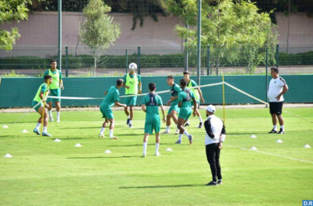 Foot: l’équipe nationale U23 en stage de préparation du 19 au 27 septembre à Mâmoura