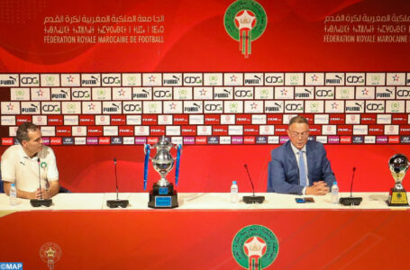 حفل إستقبال بالمعمورة على شرف المنتخب الوطني لكرة القدم داخل القاعة الفائز بلقب كأس القارات الدولية بالتايلاند