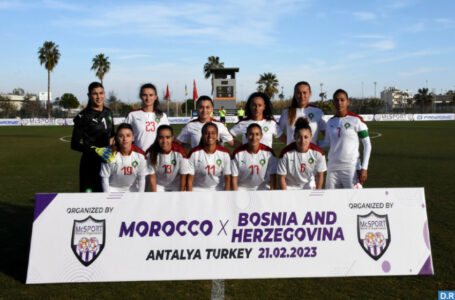 Match Amical : L’équipe nationale féminine s’impose face à la Bosnie-Herzégovine (2-0)