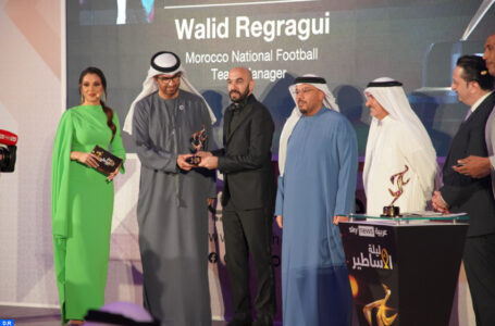 La FRMF et Walid Regragui primés par Sky News Arabia à Abou Dhabi