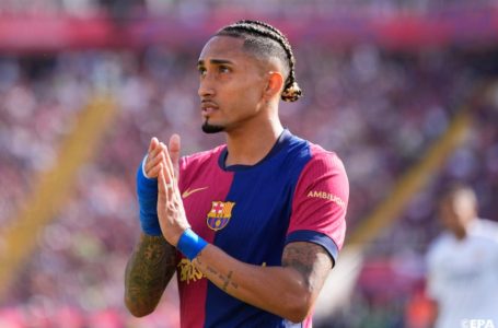 Espagne: Raphinha prolonge au FC Barcelone jusqu&rsquo;en 2028