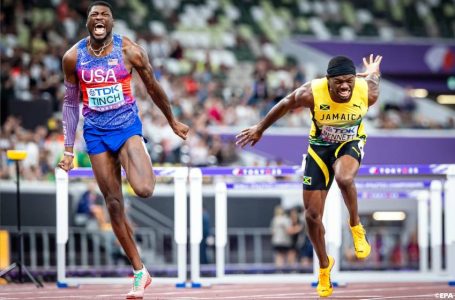 Mondiaux d&rsquo;athlétisme (110 m haies): l&rsquo;Américain Cordell Tinch sacré champion du monde