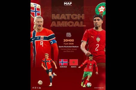 Foot: La sélection marocaine affronte la Norvège en amical le 7 juin prochain aux États-Unis
