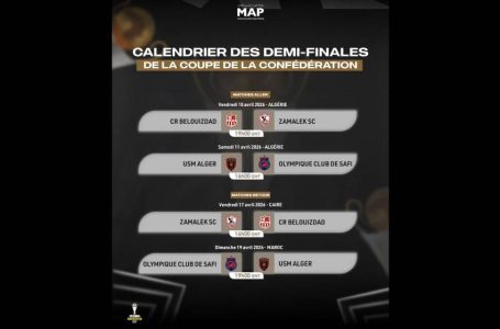 Coupe de la CAF: Programme des demi-finales