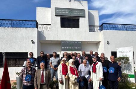 Réception à Rabat en l&rsquo;honneur des champions sportifs se rendant en pèlerinage grâce à la Haute Sollicitude Royale
