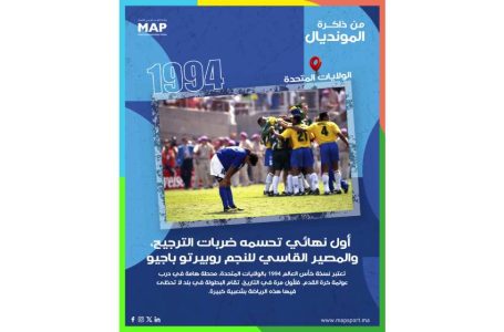 مونديال 1994 بالولايات المتحدة.. أول نهائي تحسمه ضربات الترجيح، والمصير القاسي للنجم روبيرتو باجيو