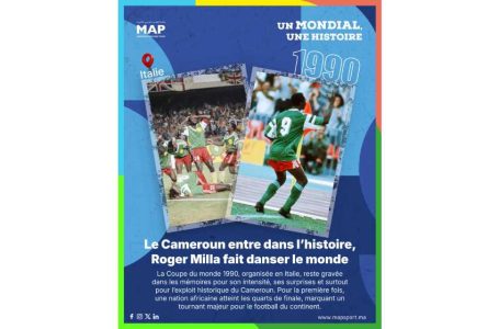 Mondial-1990 (Italie): Le Cameroun entre dans l’histoire, Roger Milla fait danser le monde