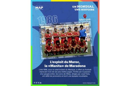 Mondial-1986 (Mexique): L’exploit du Maroc, la « Manita » de Maradona