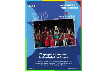 Mondial-2010 (Afrique du Sud) : L’Espagne au sommet, le rêve brisé du Ghana