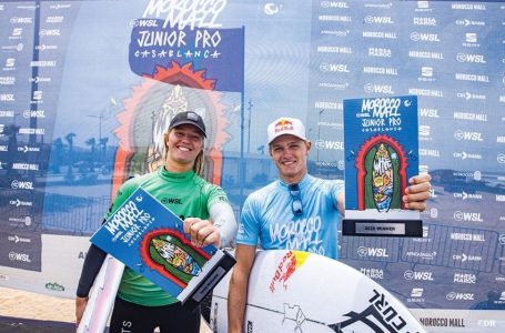 Surf: Sol Borelli et Lukas Skinner remportent le Morocco Mall Junior Pro Casablanca