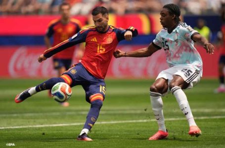 Mondial-2026: L’Espagne qualifiée en demi-finale en battant la Belgique (2-1)