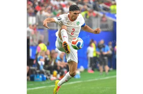 Achraf Hakimi, symbole de la génération dorée du football arabe (site zimbabwéen)