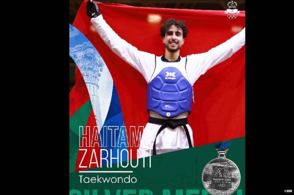Jeux méditerranéens: Le taekwondoïste marocain Haytham Zghouti remporte l’argent des -80 kg