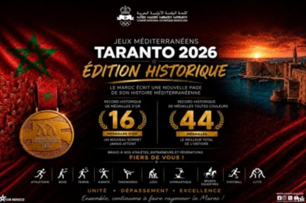 Jeux méditerranéens-Tarente 2026: Une moisson historique pour le Maroc, de nouvelles ambitions olympiques