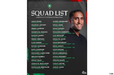 Foot/U17: Ahmed Kantari convoque 28 joueurs pour un rassemblement du 20 au 24 septembre