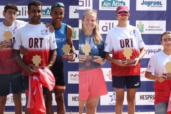 Mohammedia/1er Fdala Atlantic Triathlon: Les Marocains Zakaria Hssiki et Chaimaa Oujaa sacrés en triathlon sprint