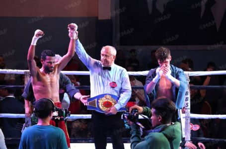 الصويرة: فوز الملاكم المغربي عثمان فرعون بلقب البطولة الدولية للاتحاد العالمي للملاكمة (WBF)